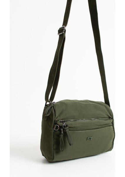 Yumuşak Dokulu Ultra Hafif, Esnek ve Su Geçirmez Polyamid Kumaş Omuz Çantası Haki Model: (571-13-14C) fırsatları