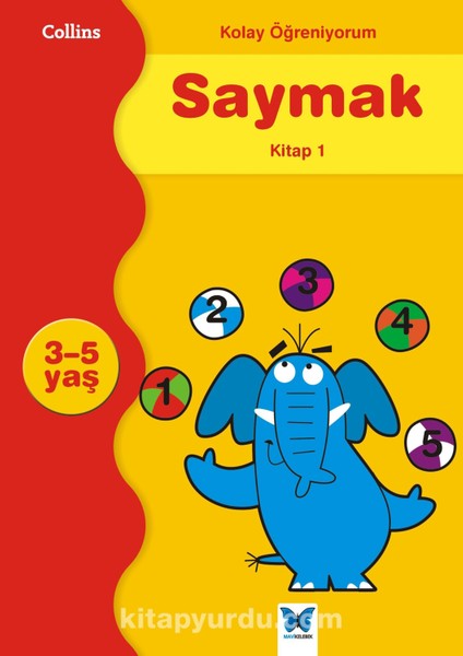 Collins Kolay Öğreniyorum / Saymak Kitap 1 (3-5 Yaş)