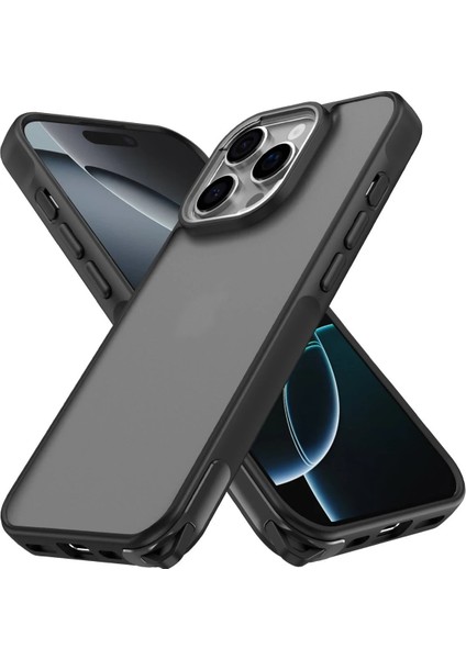 Newface iPhone 16 Pro Max Kılıf Elegant Kapak - Siyah