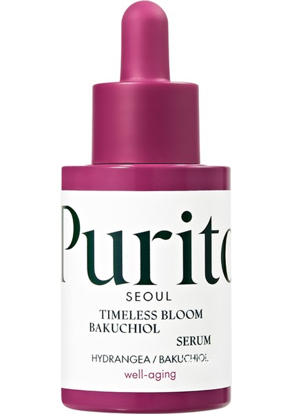 Timeless Bloom Bakuchiol Serum Kırışıklık Karşıtı Dolgunluk Koruyucu Retinol Alternatifi Serum 30ML