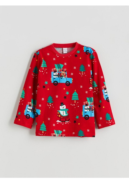 Yeni Sezon Bisiklet Yaka Uzun Kollu Erkek Bebek Pijama Takımı fiyatları