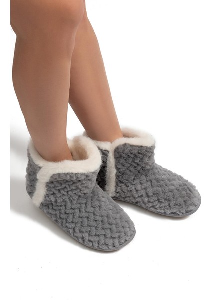 Twıgy Tw Yasmin Gri Kadın Ev Botu 37/41 modelleri