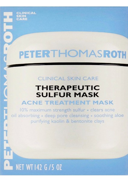 Therapeutic Sulfur Mask Acne Treatment Mask 142 gr modelleri