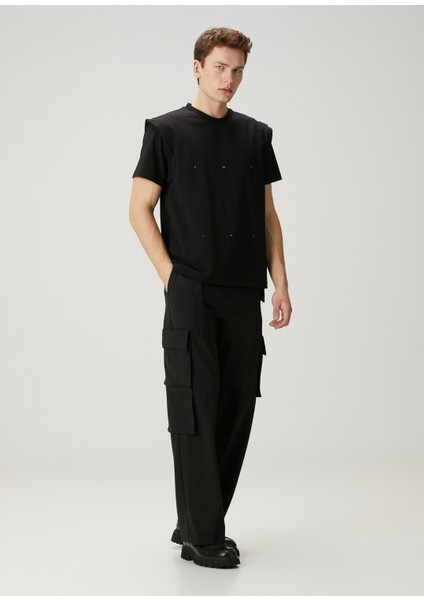 Siyah Logo Detaylı T-Shirt fiyatları