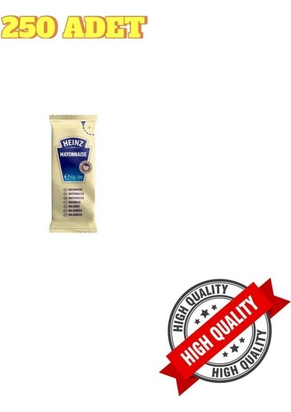 Mayonez Sachet Pp Tek Tullanımlık 9gr * 250 Adet