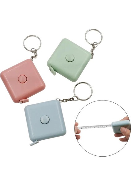 6440 Mini Anahtarlık Esnek Fiberglas Şerit Metre 150CM / 60INÇ