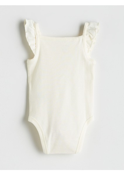 Yeni Sezon Bisiklet Yaka Kız Bebek Çıtçıtlı Body ve Şort 2'li modelleri