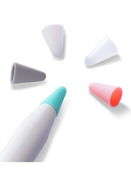 Dux Ducis Apple Pencil Için Renkli Kalem Ucu 10X-(1903)
