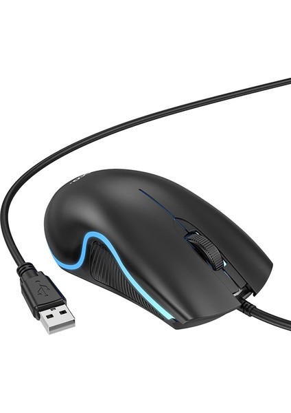 Hoco GM19 Rgb LED Işıklı Gamer Oyuncu Kablolu Optik MOUSE-(1903) fiyatları