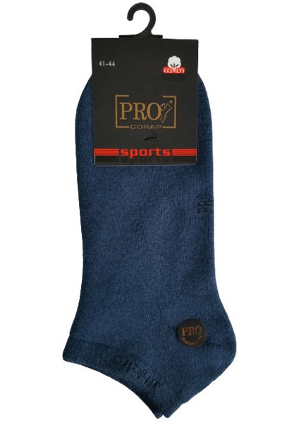 14003 Atletıch Havlu Erkek Patik Çorabı Mavi 41-44