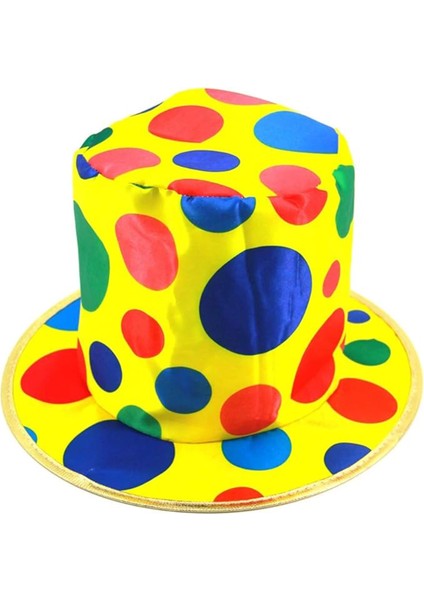 Palyaço Şapkası Rengarenk Puantiyeli 19 cm