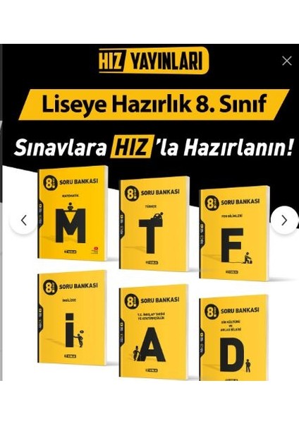 8. Sınıf Lgs Soru Bankası Set (6 Kitap) 2025-2026