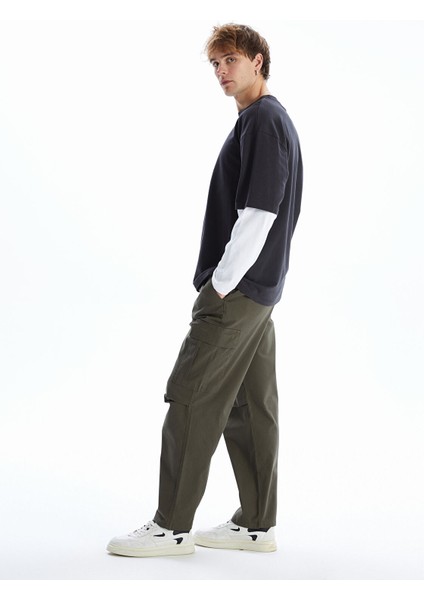 Yeni Sezon Rahat Kalıp Erkek Kargo Pantolon