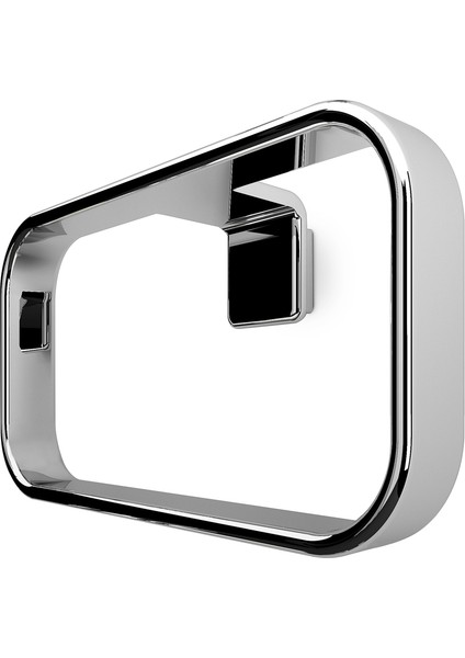 Il Giglio Havluluk, Yuvarlak, 21.5 cm - Krom