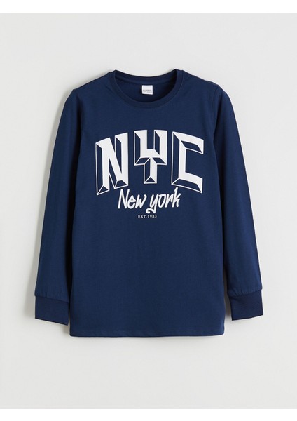 Yeni Sezon Bisiklet Yaka Erkek Çocuk Pijama Takımı indirimleri