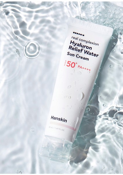 Hyaluron Relief Water Sun Cream- SPF50+ Pa++++ Tüm Cilt Tipleri Için Güneş Kremi 50 ml fırsatları