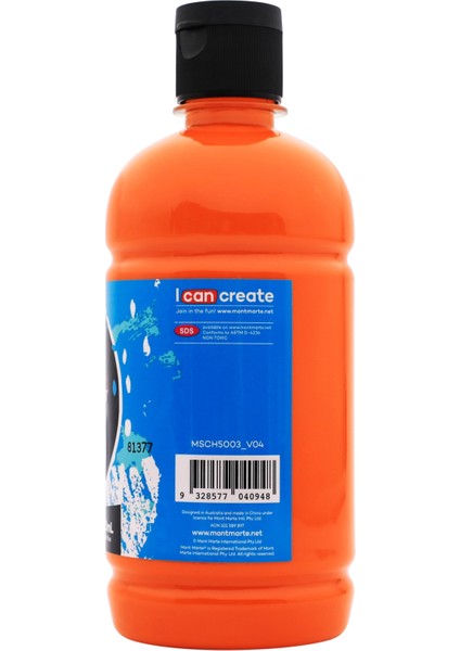 mm Akrilik Renkli 500ML Signature - Orange fiyatları