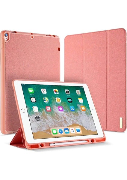 Dux Ducis iPad Pro 12.9 (2017 )Kılıf Kalem Yerli Soft Tpu Mıknatıslı Domo Series KILIF-(1903)