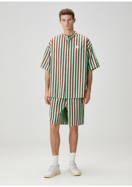 Çok Renkli Çizgili Gömlek fiyatları