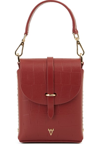 Astrum Bordo Kadın Deri Çanta