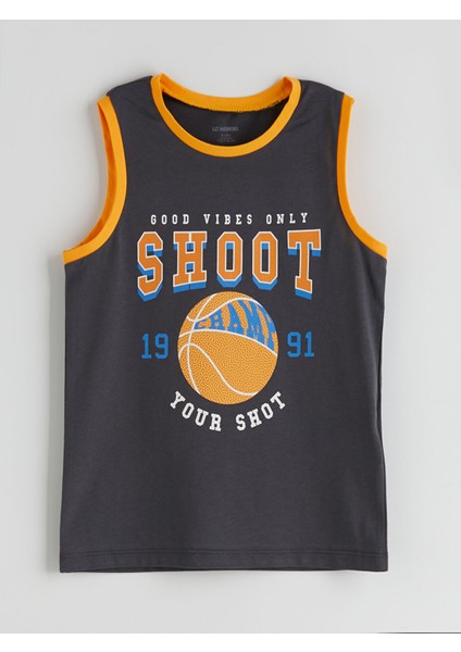 Yeni Sezon Baskılı Erkek Çocuk Atlet 2'li modelleri