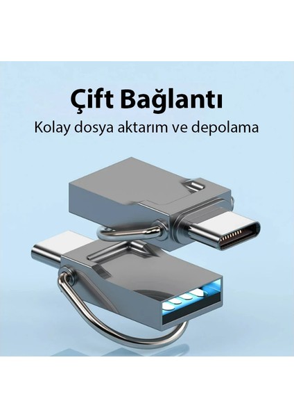 Ally 64GB Type-C USB Otg Flash Bellek - USB 2.0 100MB/S Flash DISK-(1903) modelleri
