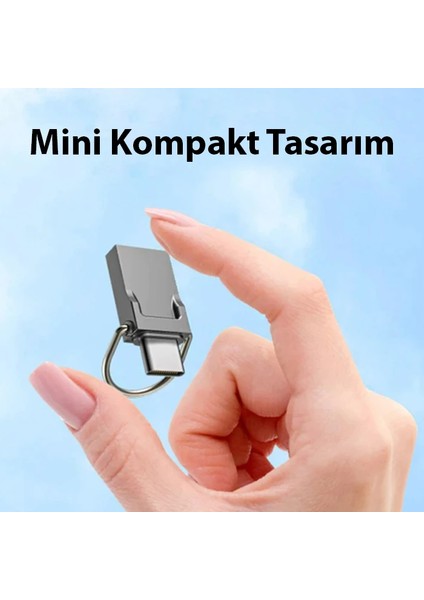 Ally 64GB Type-C USB Otg Flash Bellek - USB 2.0 100MB/S Flash DISK-(1903) indirimleri