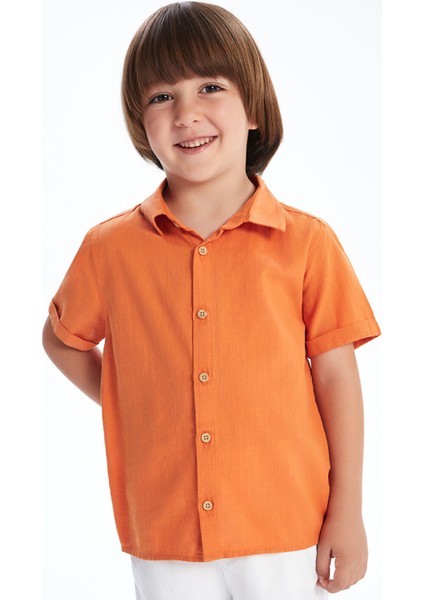 Yeni Sezon Kısa Kollu Basic Erkek Bebek Gömlek ve Şort 2'li Takım fiyatları