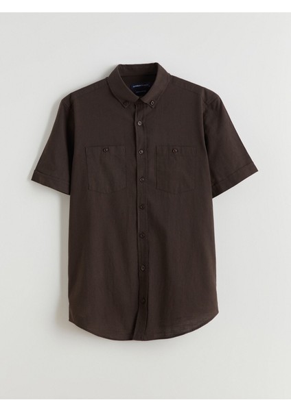 Yeni Sezon Regular Fit Kısa Kollu Erkek Gömlek