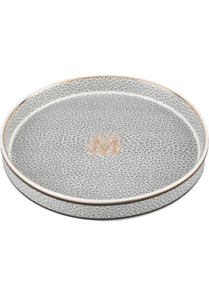 Micasa Mavi Desenli Porselen Ayaklı Kurabiyelik 16 cm fiyatları