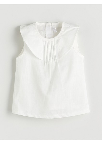 Yeni Sezon Fırfırlı Yaka Kız Bebek Bluz ve Jean Şort 2'li fiyatları