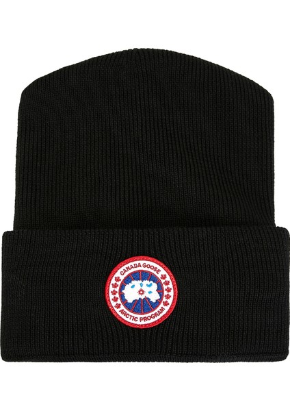 Siyah Logo Nakışlı Unisex Bere