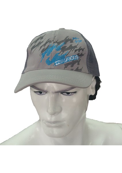 HS-9329 Fileli Şapka Gri