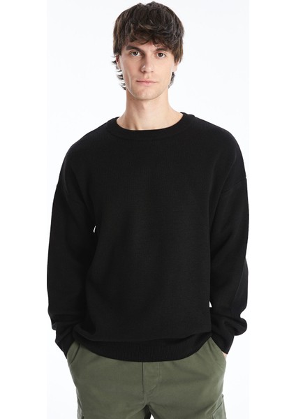 Yeni Sezon Bisiklet Yaka Erkek Triko Kazak