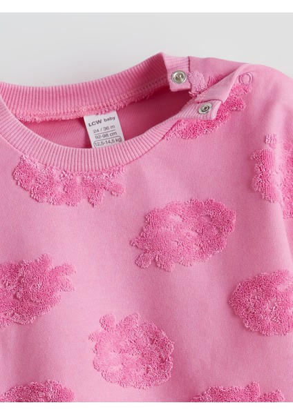 Yeni Sezon Kabartma Baskılı Kız Bebek Bluz ve Şort 2'li modelleri