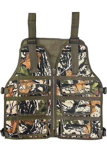 Meşe Desenli Kolonlu Avcı Yeleği (27114)
