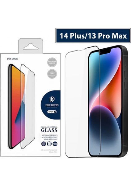 Dux Ducis iPhone 14 Plus/13 Pro Max 6.7 Full Kaplama Cam Ekran KORUYUCU-(1903)
