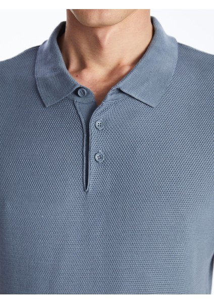 Yeni Sezon Polo Yaka Kısa Kollu Erkek Triko Kazak modelleri
