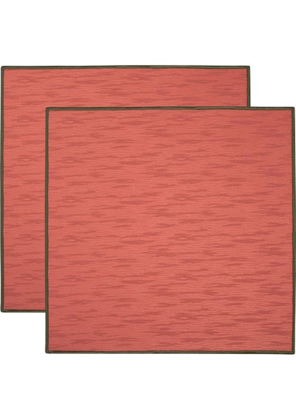 Petra Yeşil Işlemeli Terracota 2'li Servis Peçetesi Seti