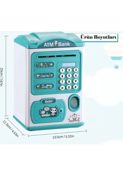 Sevimli Tasarımlı Şifreli Atm Kumbara indirimleri