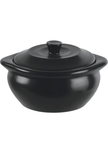 Seramik Kapaklı Mini Güveç Tencere 13 cm