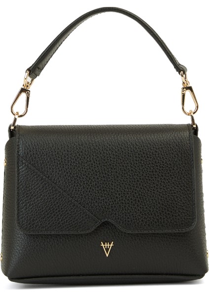 Mare Siyah Kadın Deri Çanta