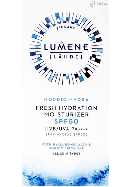 Fresh Hydration Moisturizer Spf 50 Tazeleyici & Yoğun Nemlendirici Güneş Koruyucu Krem 50 ml fiyatları