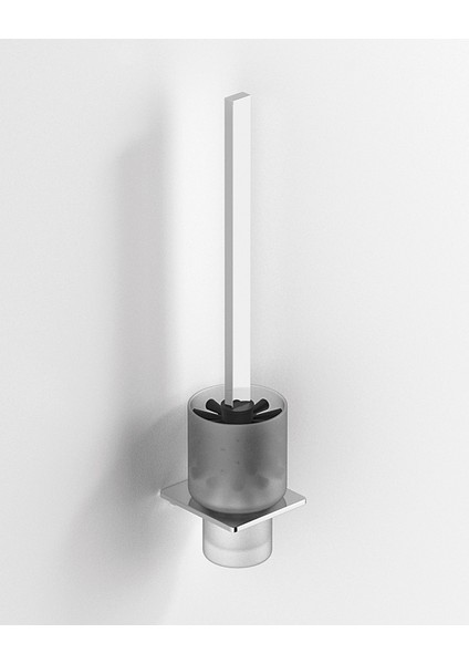 S-Cube-S3 Tuvalet Fırçalık - Krom fiyatları