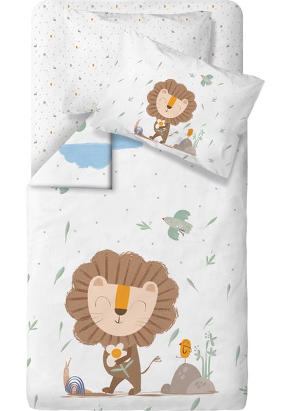 Simba %100 Organik Pamuk Saten Bebek Nevresim Takımı