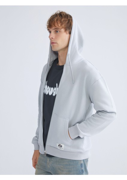 Yeni Sezon Kapüşonlu Uzun Kollu Erkek Fermuarlı Sweatshirt fiyatları