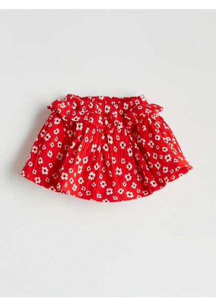 Yeni Sezon Çiçekli Kız Bebek Tişört ve Şort Etek 2'li indirimleri