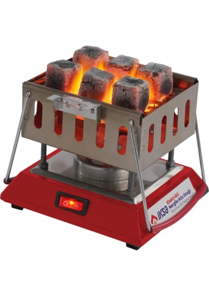 Kare Krom Elektrikli Nargile Köz Ocağı fiyatları