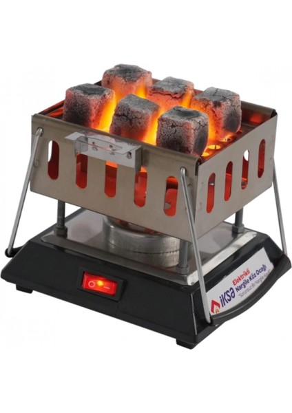 Kare Krom Elektrikli Nargile Köz Ocağı modelleri