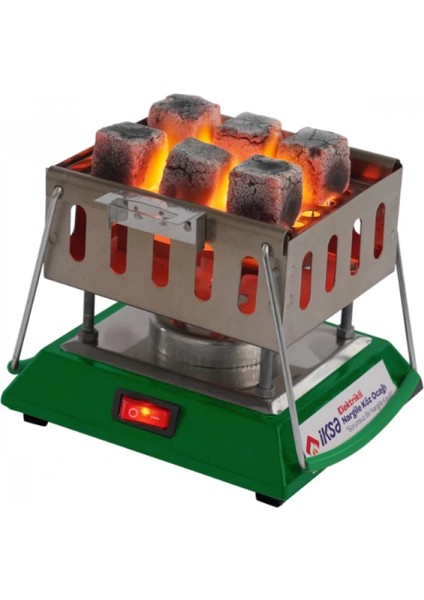 Kare Krom Elektrikli Nargile Köz Ocağı fırsatları